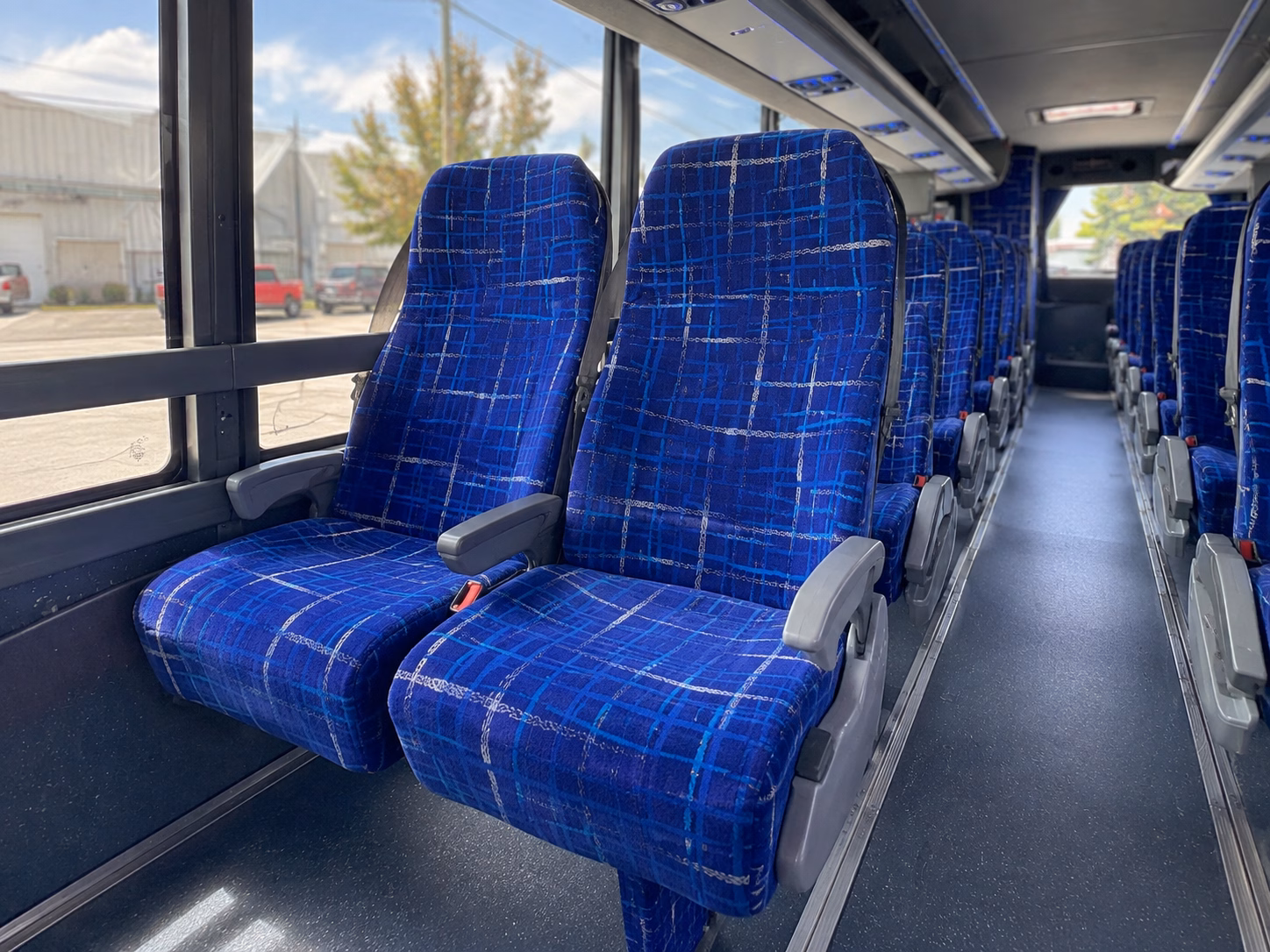 buses for ceremonies and receptions at pavilion event space and nearby venues