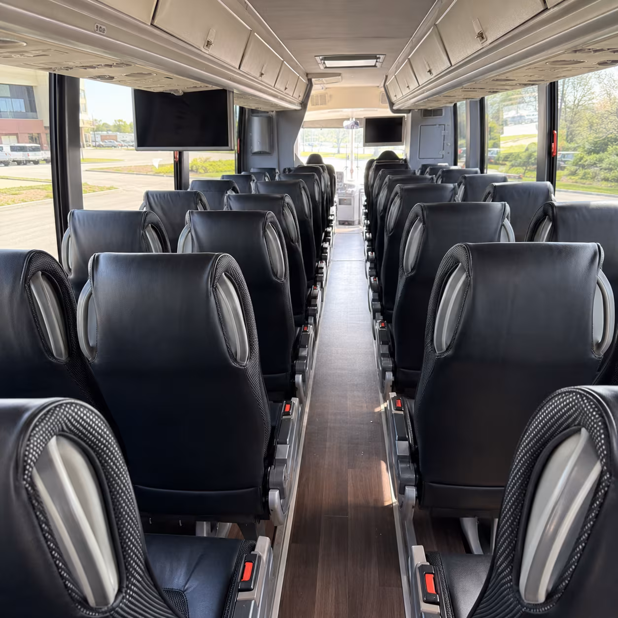 overland park charter bus interior gallery