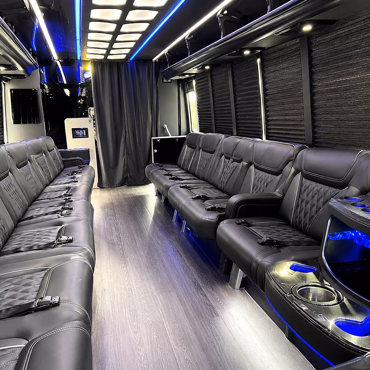 rent a party bus in overland park for blue valley prom night
